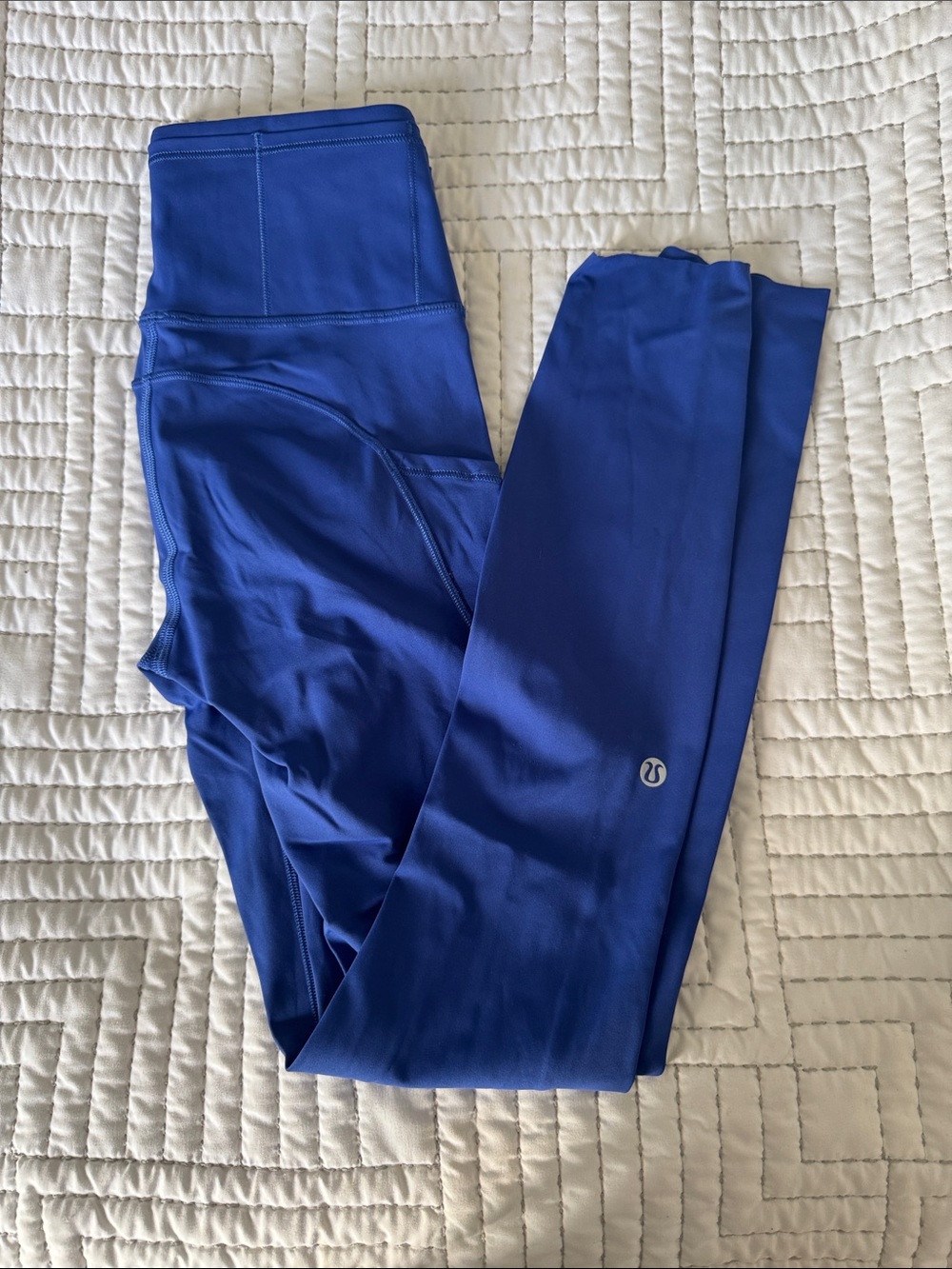 lululemon athletica cobalt blue high-rise pocket leggings